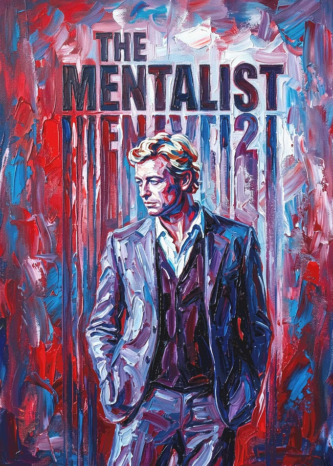 The Mentalist Patrick Jane Oil Painting