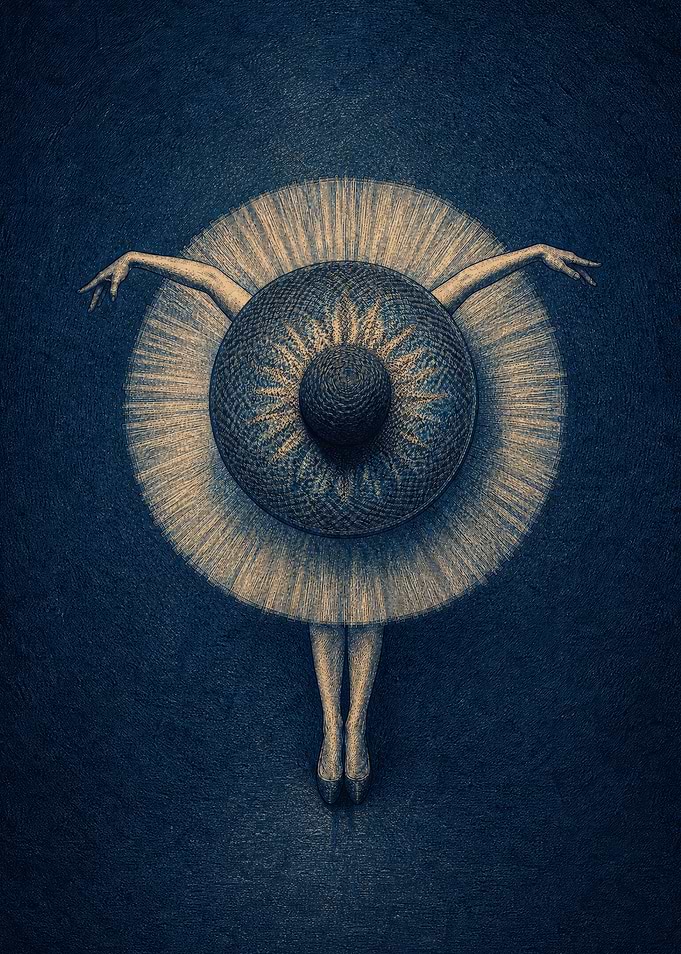 Dancer Elegance Eye Optical Illusion