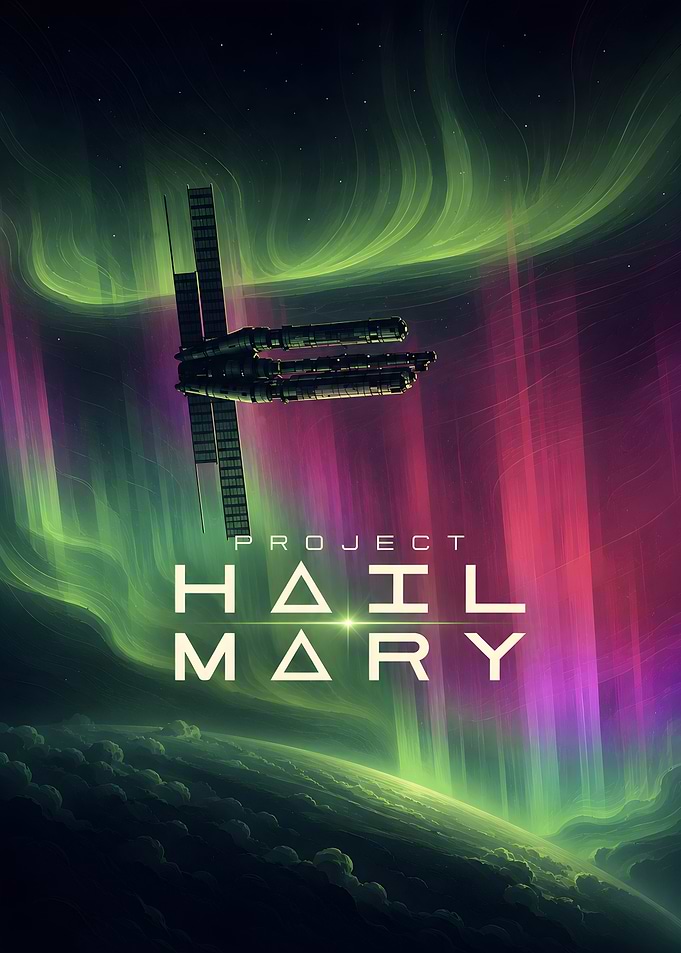 Project Hail Mary Space Poster