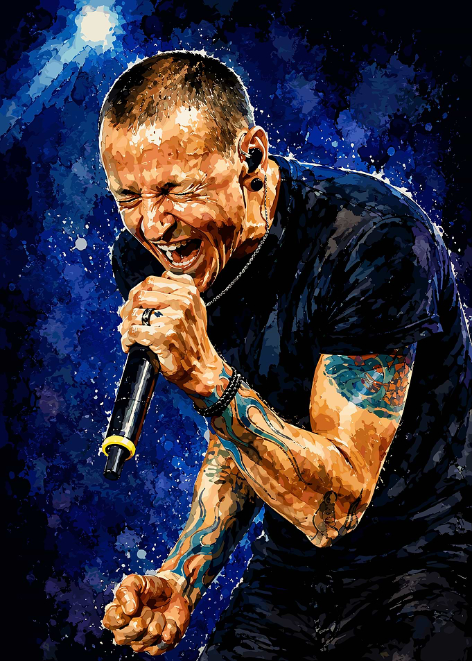Chester Bennington Vocal Performance Art
