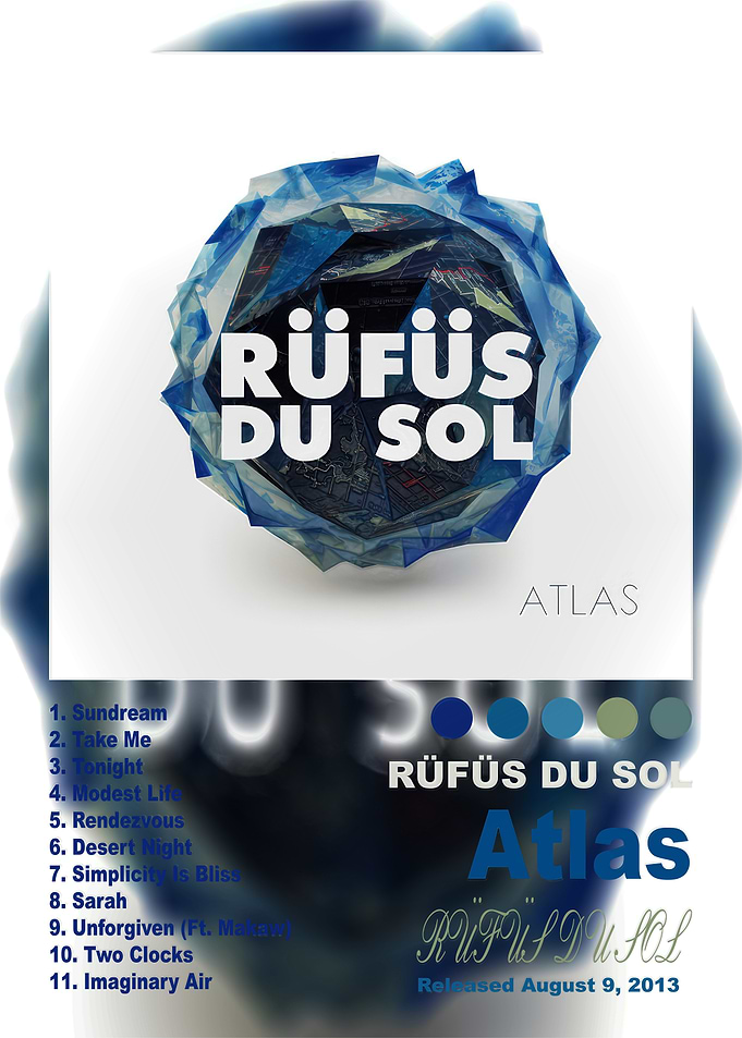 Rüfüs Du Sol Atlas Album Poster