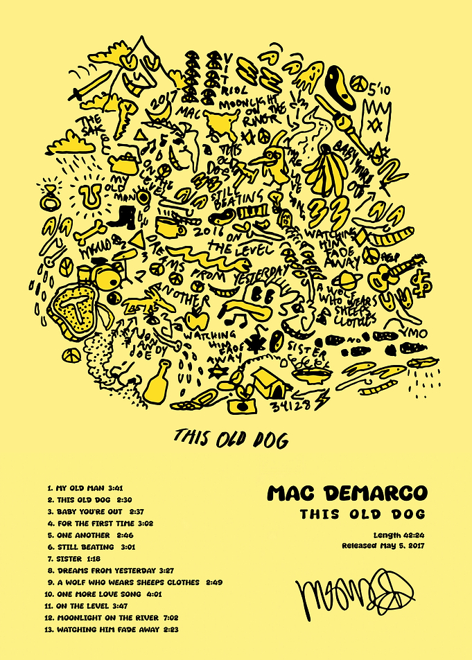 Mac DeMarco This Old Dog Album Art