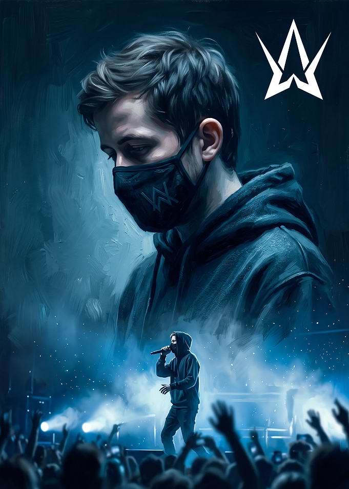 Alan Walker Concert Performance Poster