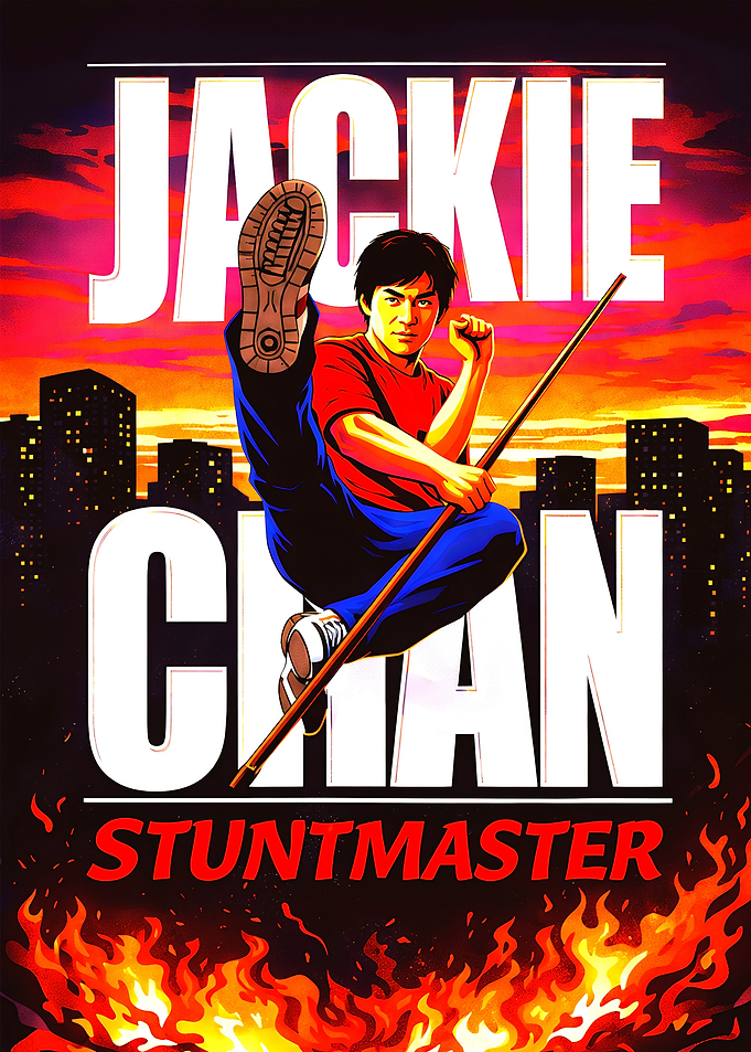 Jackie Chan Stuntmaster Game Poster
