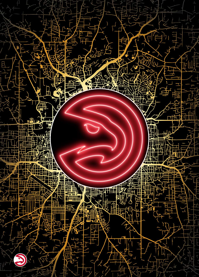 Atlanta City Map: Hawks Pride