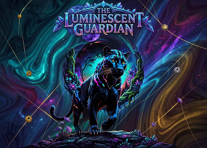 The Luminescent Guardian Fantasy Panther