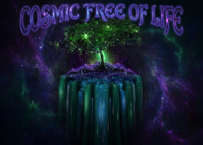 Cosmic Tree of Life Floating Island