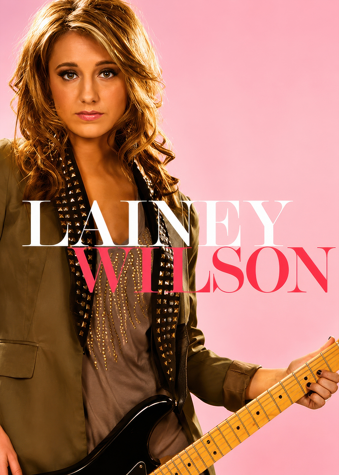 Lainey Wilson Portrait with Guitar