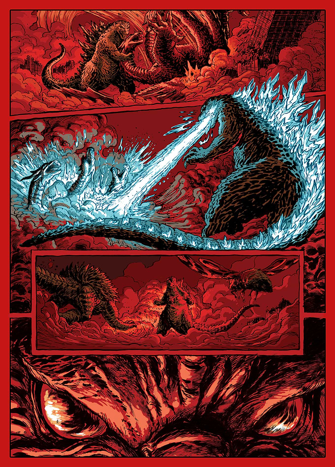 Godzilla: Toho Kaiju Battle Panels