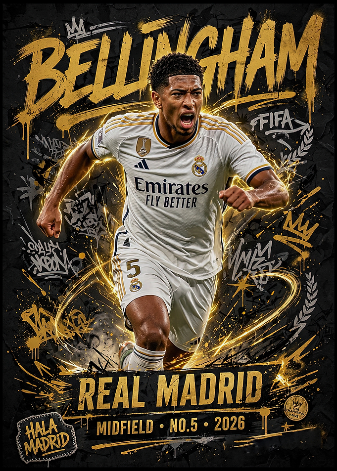 Jude Bellingham Real Madrid Poster