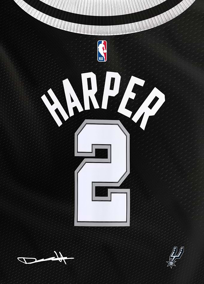 Spurs Signature Jersey- Dylan Harper