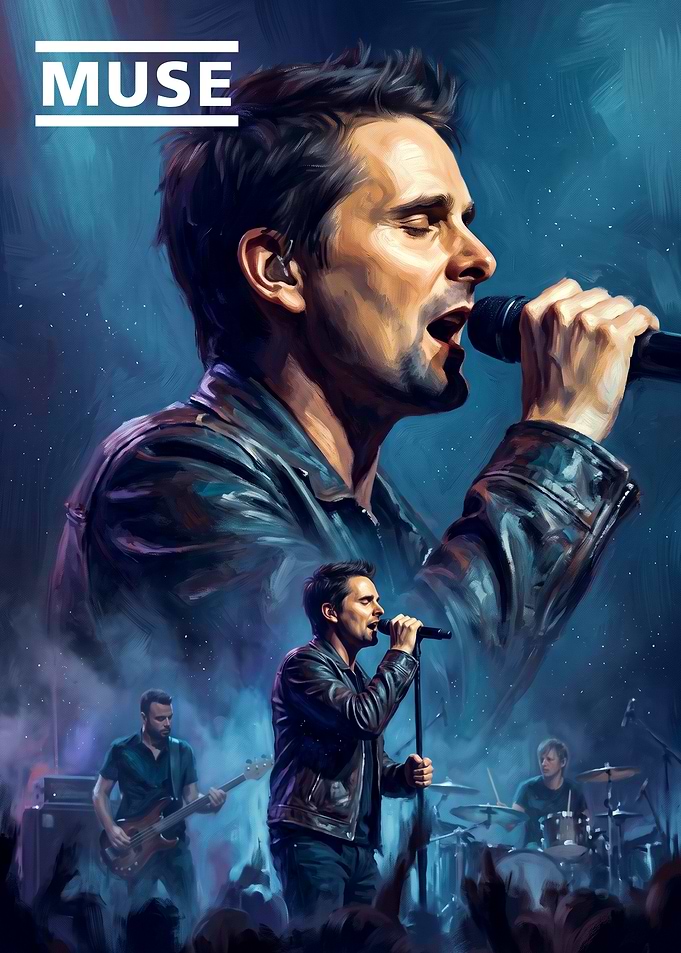 Muse Band Concert Performance Poster
