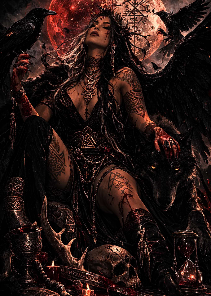 Dark Goddess of the Blood Moon