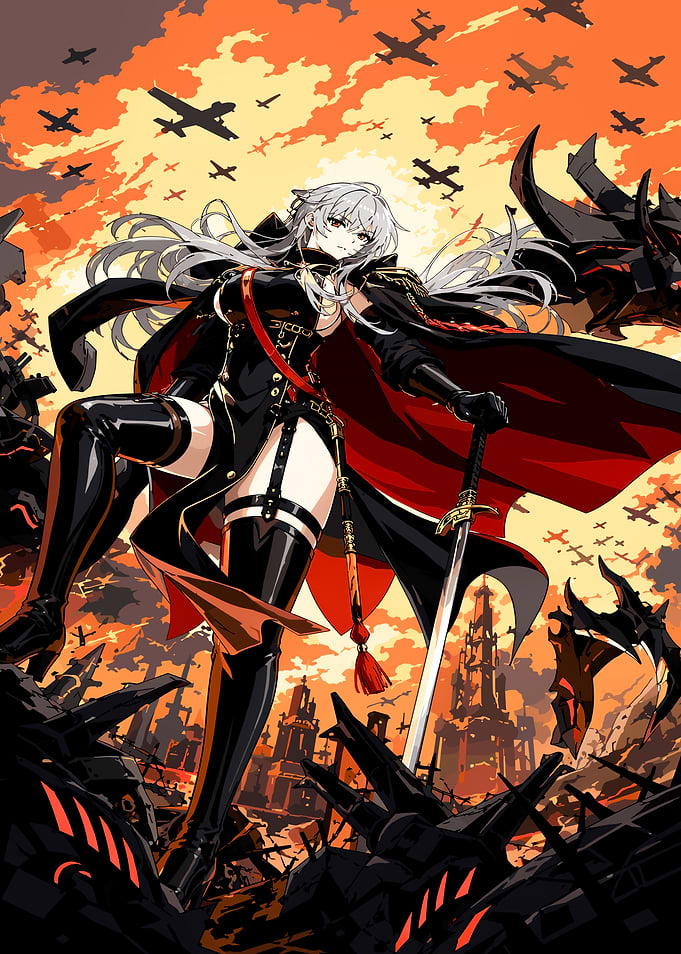 Azur Lane Anime Warrior Queen Amidst War