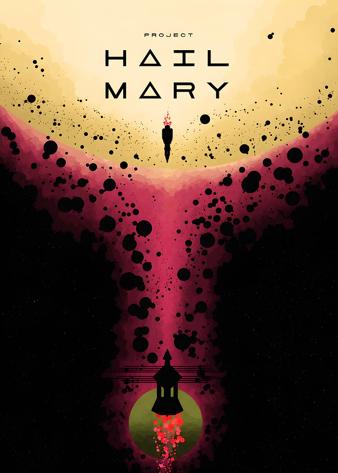 Project Hail Mary Minimalist Poster