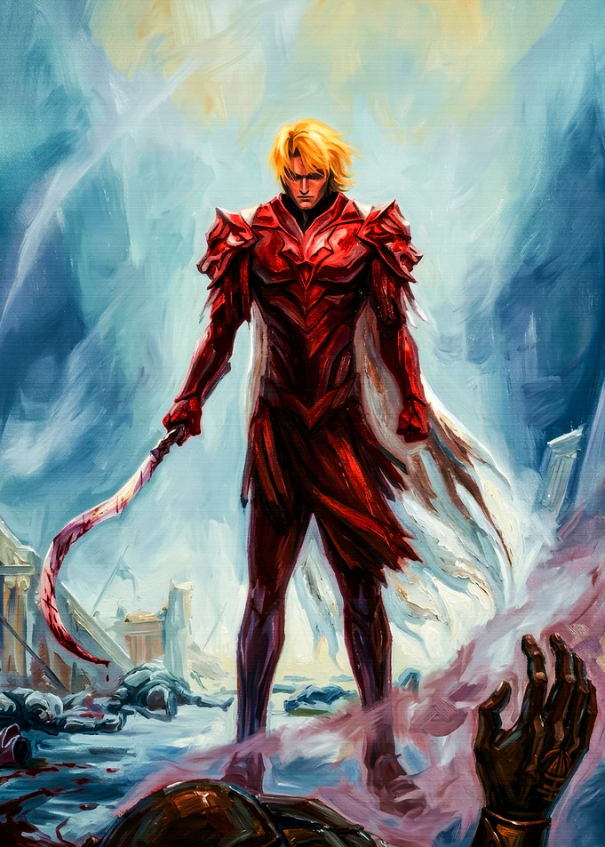 Darrow O'Lykos Red God Warrior