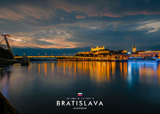 Bratislava Cityscape at Twilight