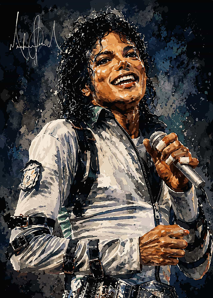 Michael Jackson Portrait Art
