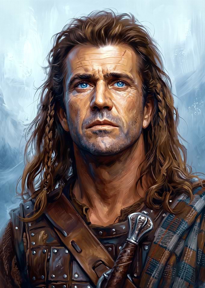 William Wallace Braveheart Portrait