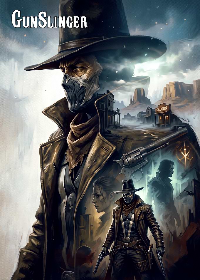 Gunslinger Western Fantasy Poster