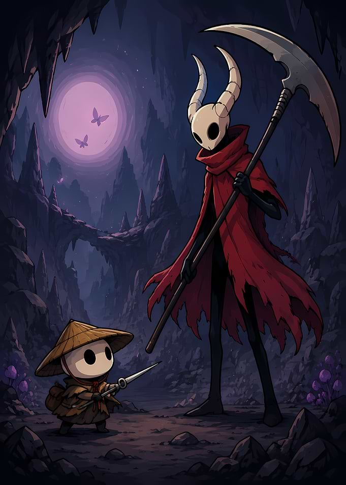 Hollow Knight Inspired Warrior Encounter