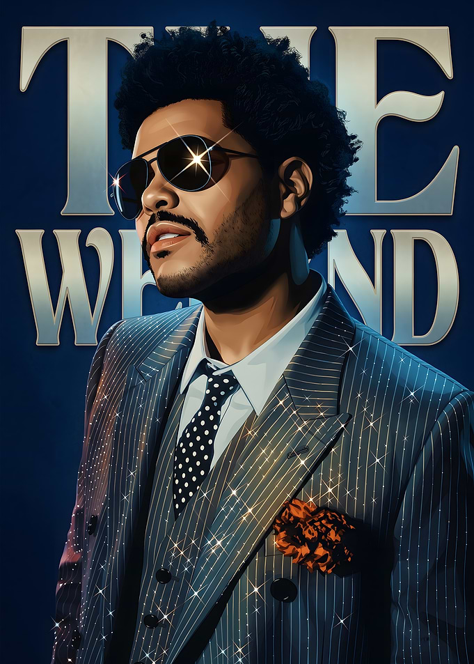 The Weeknd Portrait Poster