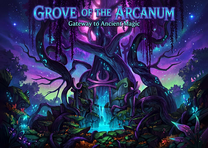 Grove of the Arcanum Fantasy Landscape