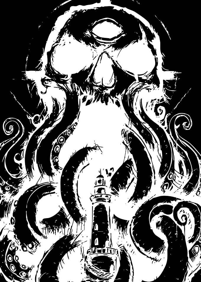 Cthulhu Mythos Lighthouse Illustration