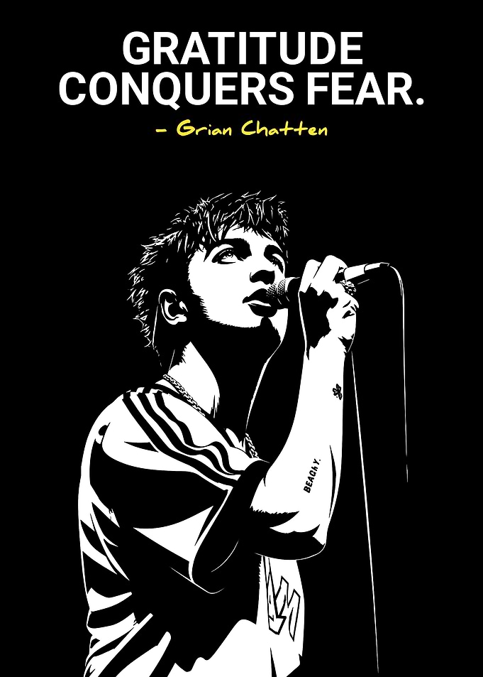Grian Chatten Inspirational Music Poster