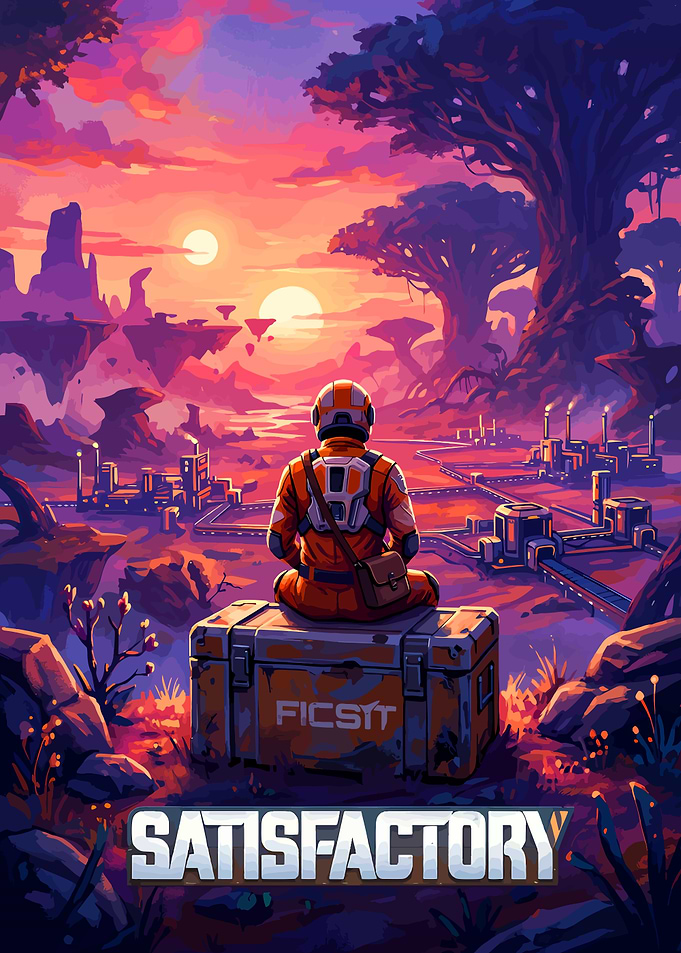 Satisfactory Game Poster Art