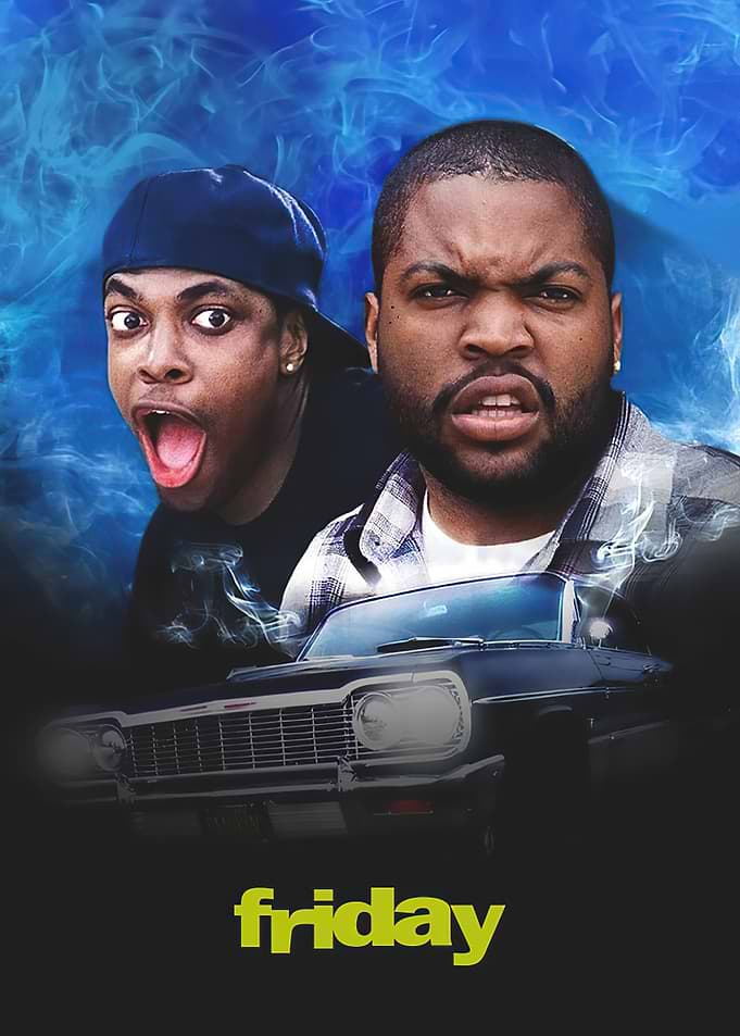 Friday Movie Poster with Smokey and Craig