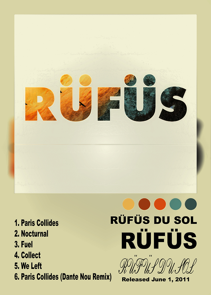 Rüfüs Du Sol EP Minimalist Poster