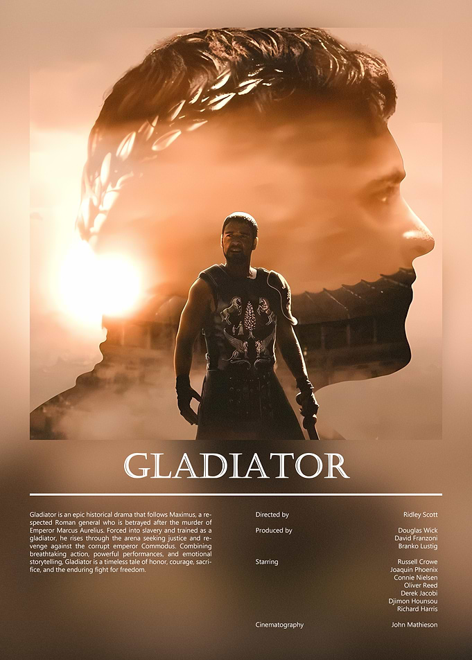 Gladiator Movie Poster Art