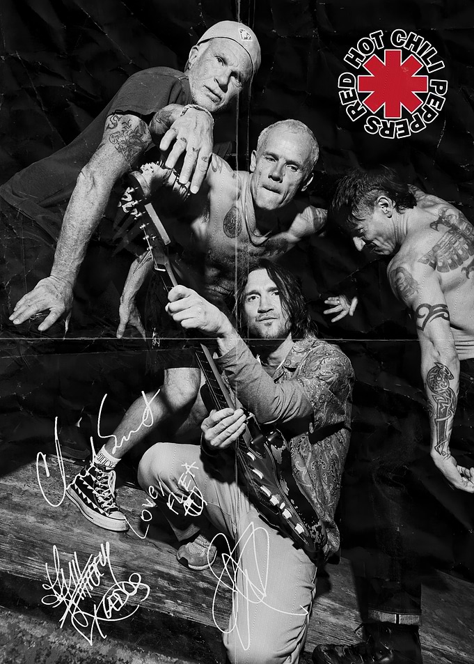 Red Hot Chili Peppers Band Poster