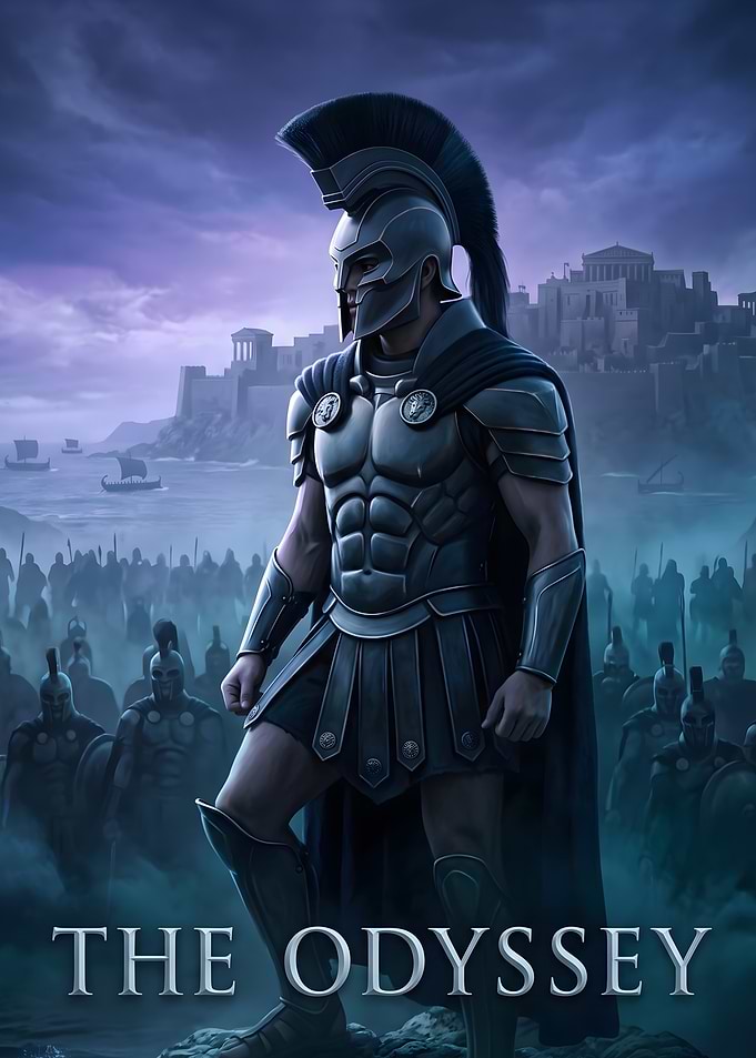 The Odyssey Spartan Warrior Poster