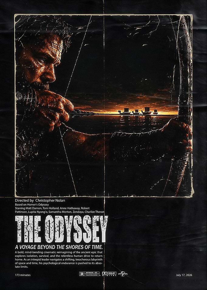 The Odyssey Christopher Nolan Movie Poster