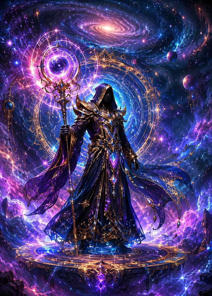 Nebula Gatekeeper - Cosmic Portal Mystic