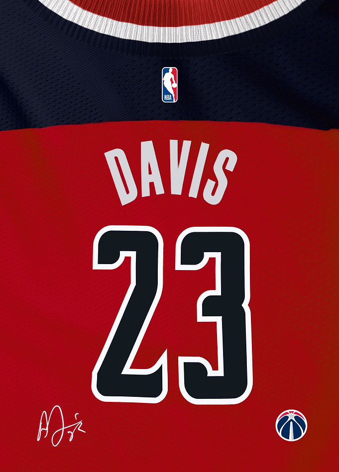 Wizards Signature Jersey- Anthony Davis