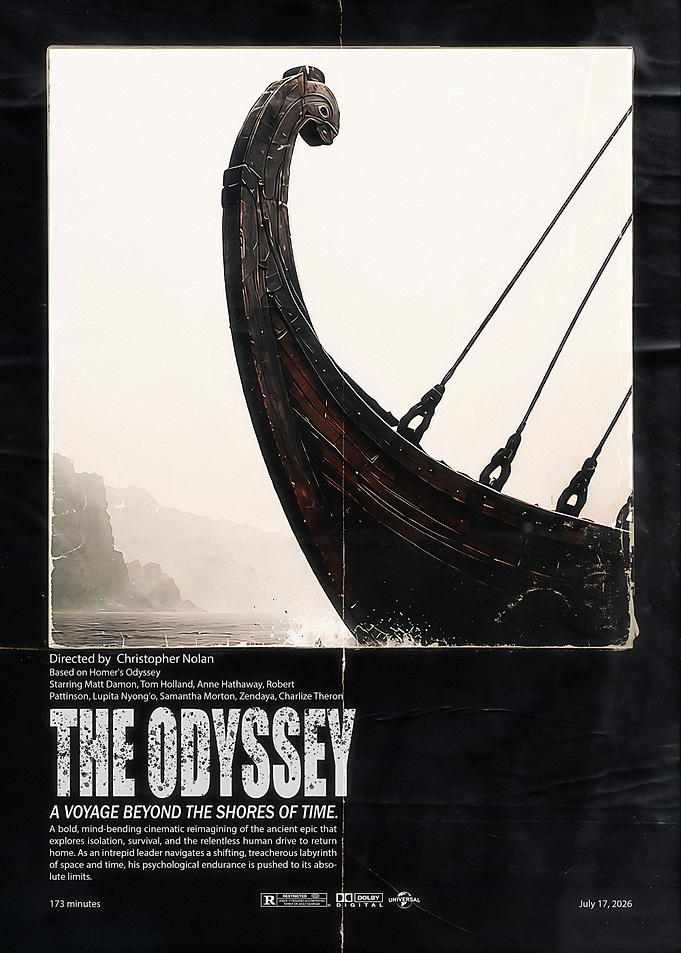 The Odyssey Christopher Nolan Movie Poster