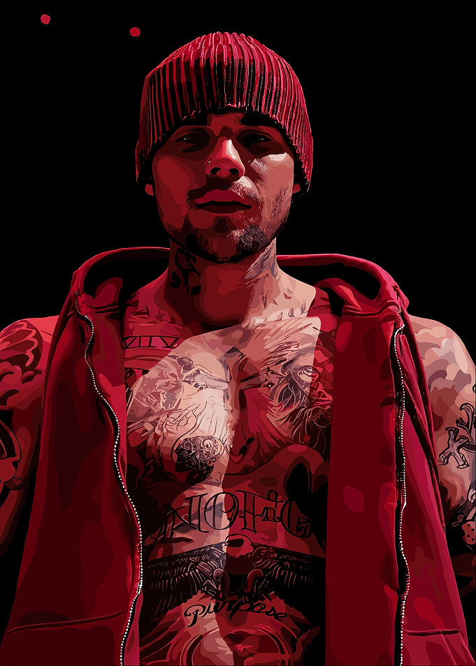 Justin Bieber Tattooed Portrait