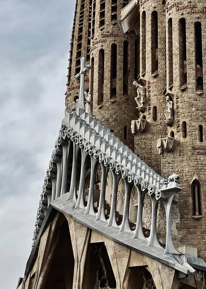 Architectural Detail of Sagrada Familia