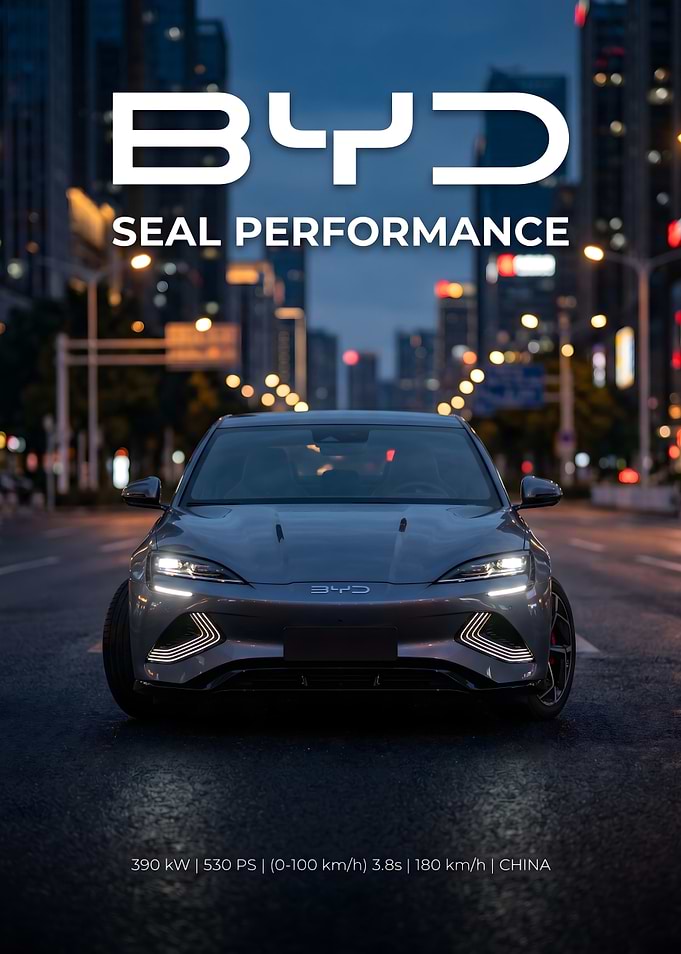 BYD Seal Performance Electric Sedan