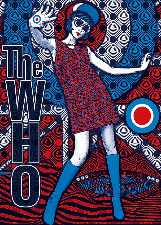 The Who Mod Style Poster