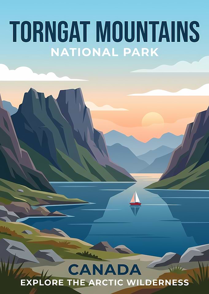 Torngat Mountains National Park Travel Poster