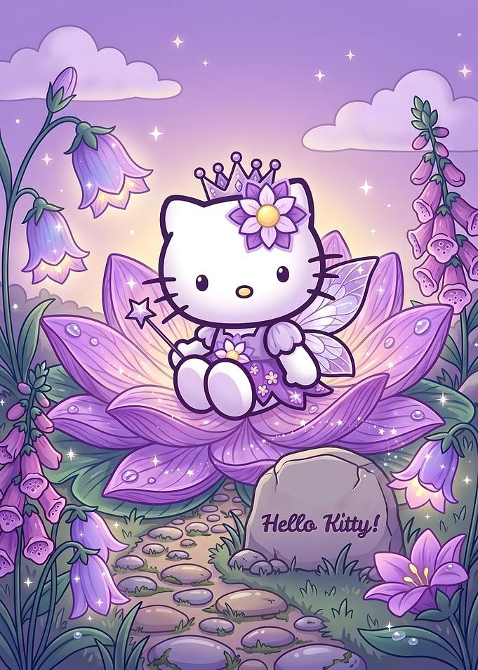Hello Kitty Fairy Princess Garden