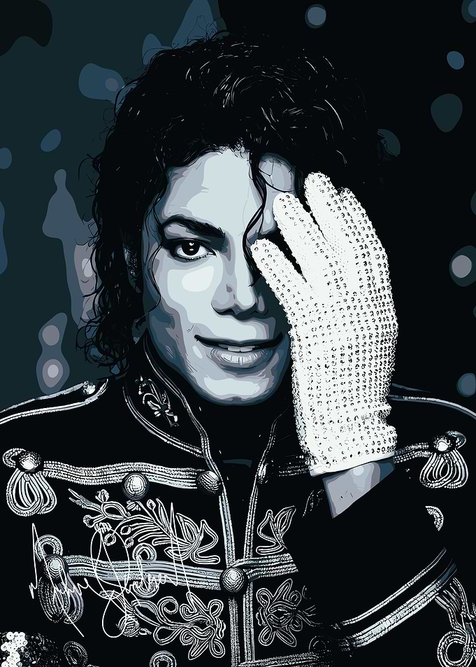 Michael Jackson Iconic Portrait Art
