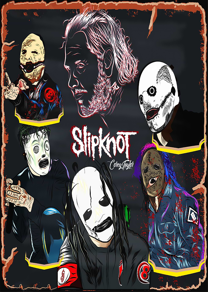 Slipknot Corey Taylor Tribute Poster