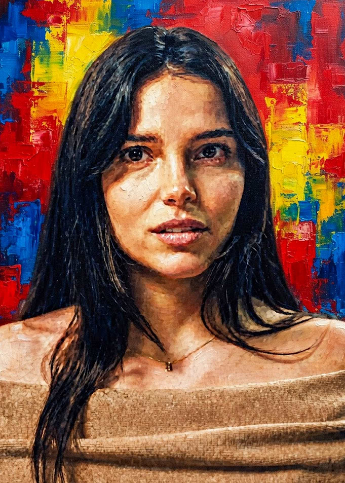 Oil Painting Portrait of a Woman