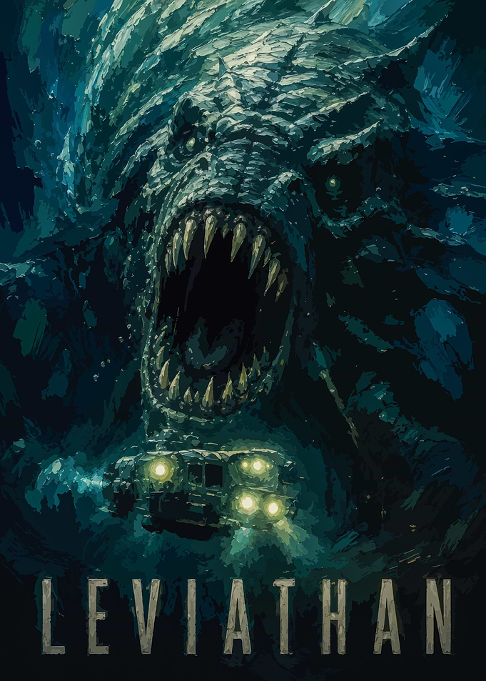 Leviathan Deep Sea Monster Poster