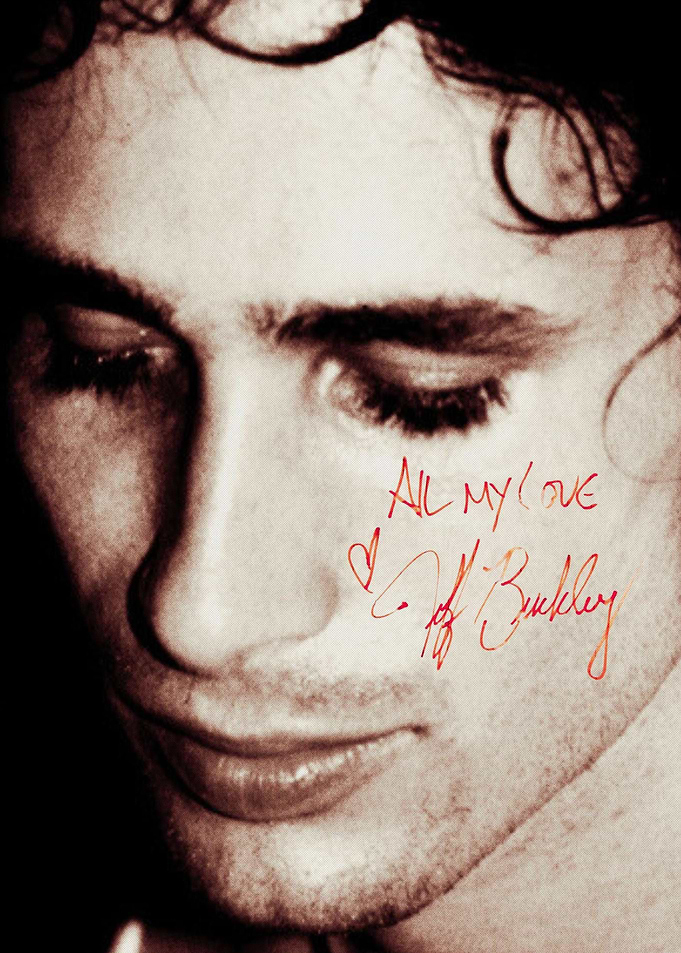 Jeff Buckley Portrait with Autograph
